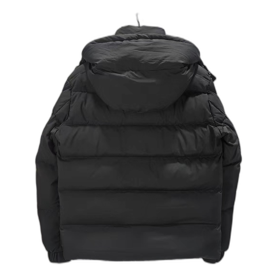 Moncler Maya Matte Hooded Puffer Jacket | Black | Premium Down