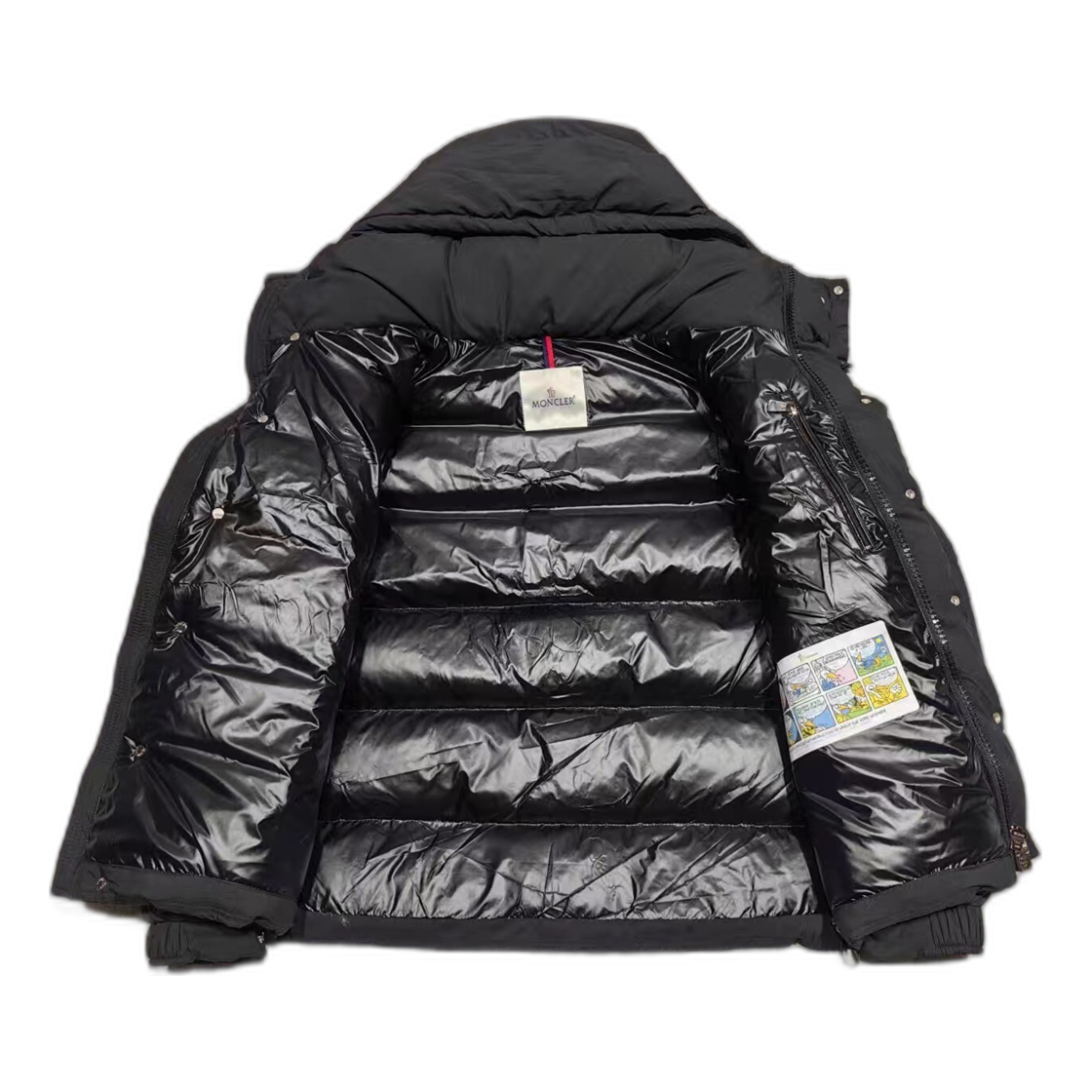 Moncler Maya Matte Hooded Puffer Jacket | Black | Premium Down