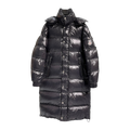 Moncler Hanoverian Glossy Hooded Long Puffer Coat | Premium Down