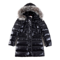 Moncler Fur-Trim Drawstring-Waist Long Puffer Jacket | Premium Down