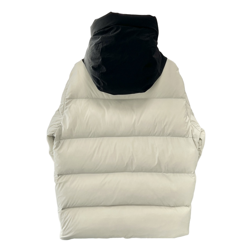 Moncler Contrast-Hood Colour-Block Puffer Jacket | Premium Down