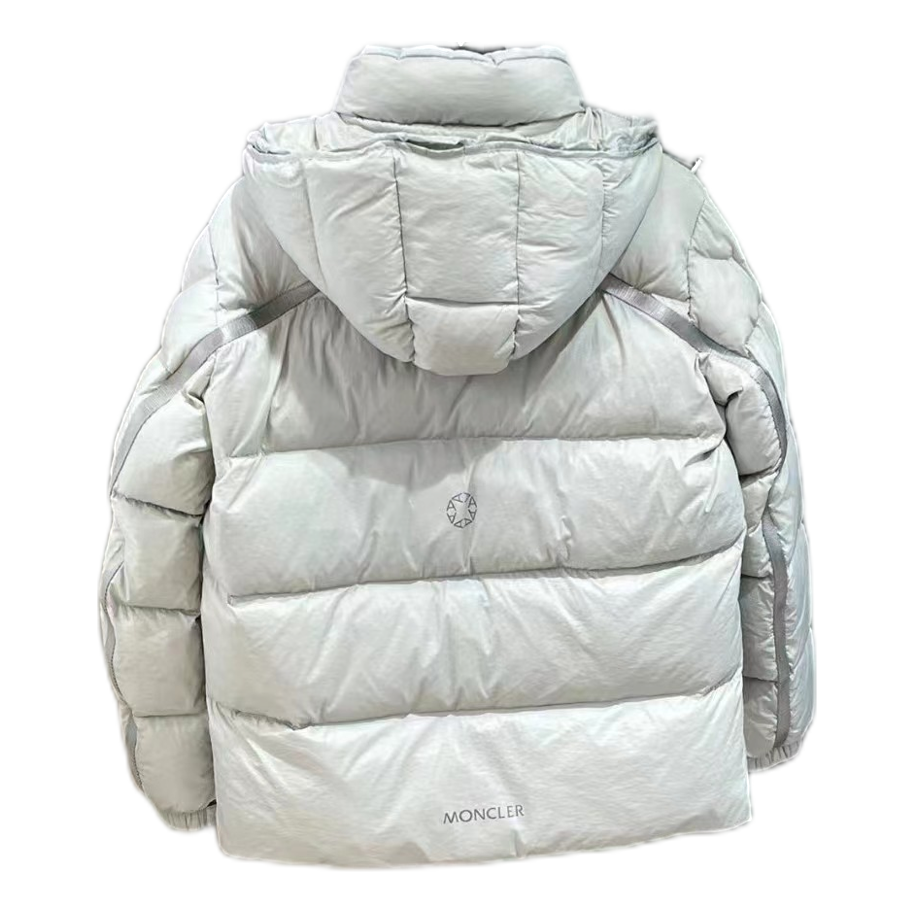 Moncler Double-Zip Hooded Puffer Jacket | Off White | Premium Down