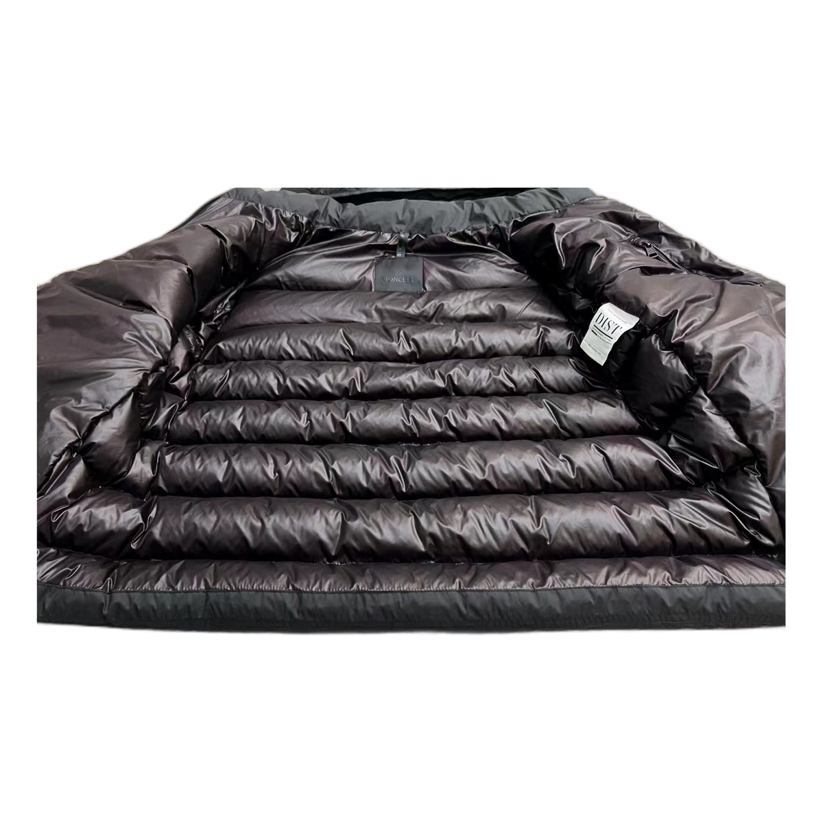 Moncler Vertical-Logo Snap-Front Puffer Jacket | Black | Premium Down