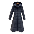 Moncler Drawstring-Hood Fitted Long Puffer Coat | Black | Premium Down
