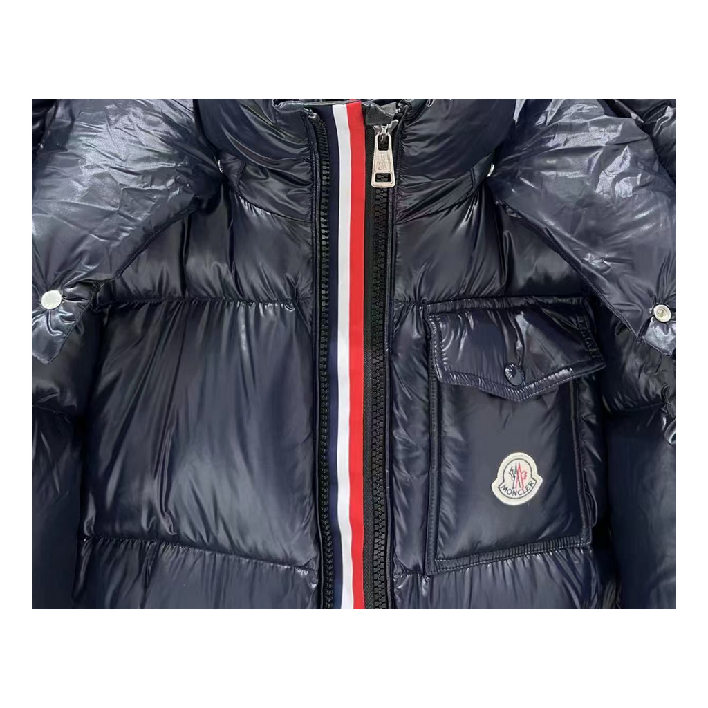 Moncler Montbeliard Hooded Puffer Jacket | Navy | Premium Down