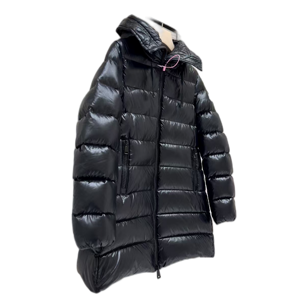 Moncler Suyen Hooded Puffer Coat | Black | Premium Down