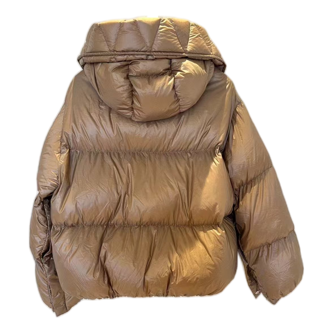 Moncler Borey Hooded Puffer Jacket | Bronze | Premium Down