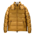 Moncler Maya Hooded Puffer Jacket | Yellow | Premium Down