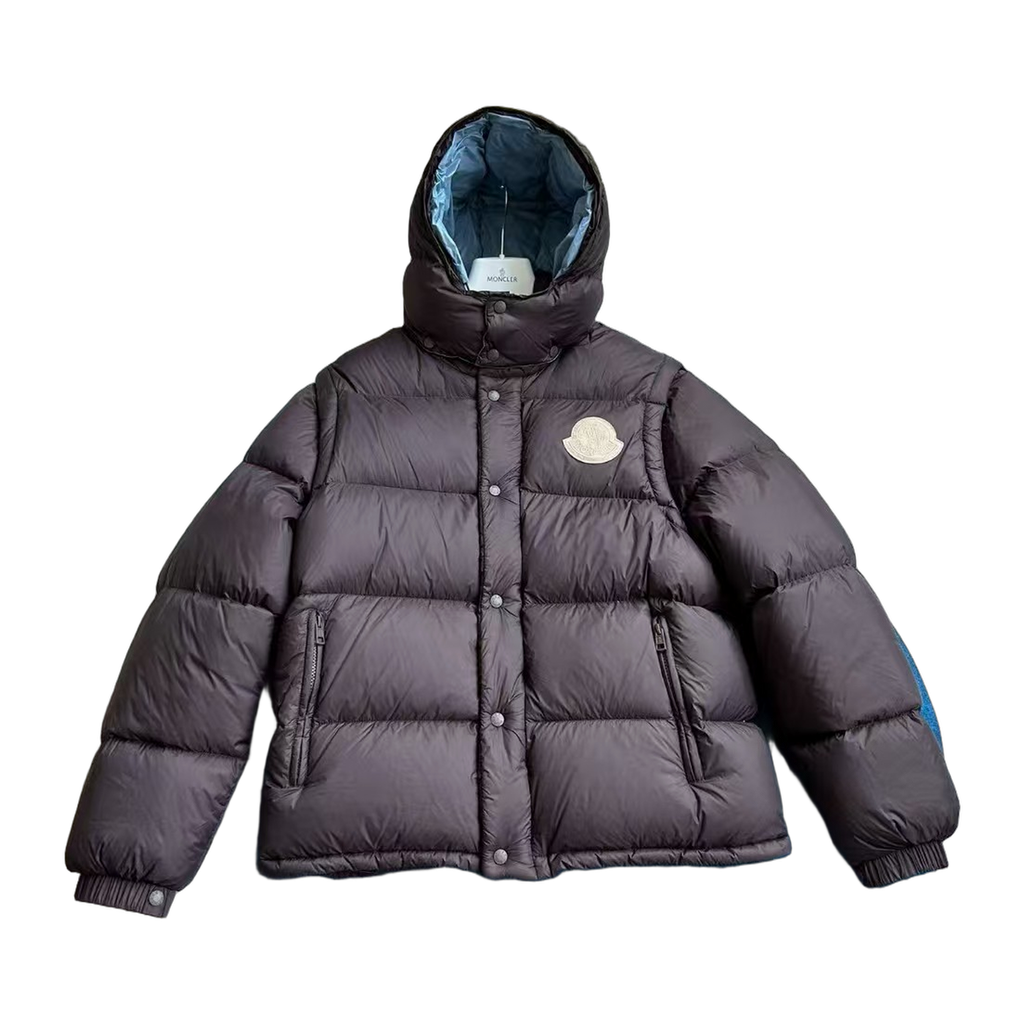 Moncler Cyclone Convertible Down Jacket | Black | Premium Down