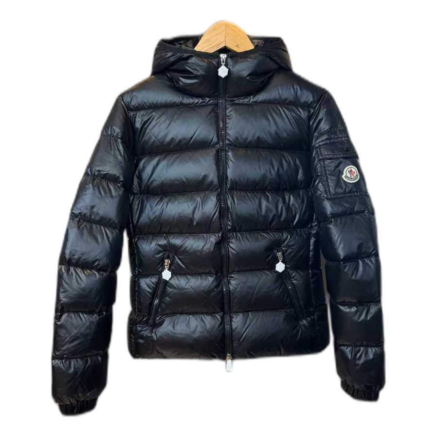 Moncler Gles Glossy Hooded Puffer Jacket | Premium Down