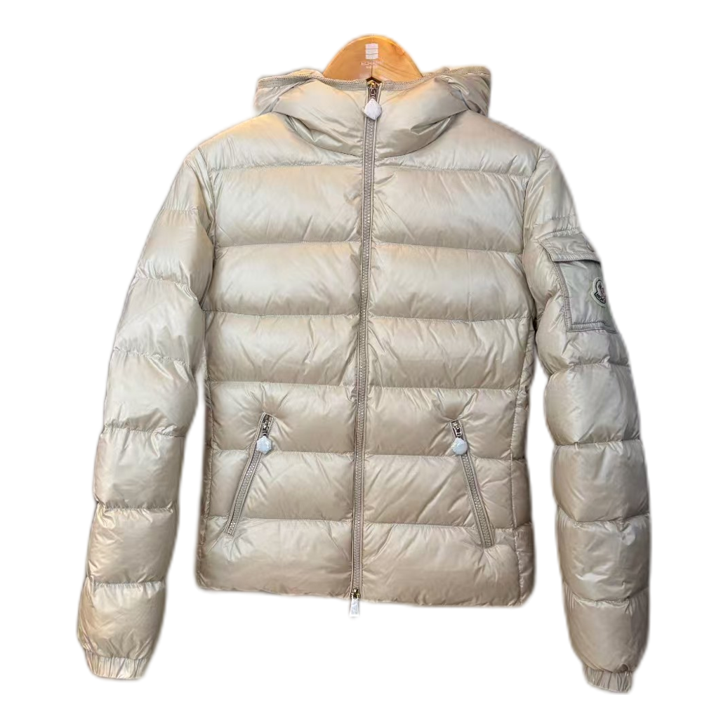 Moncler Gles Glossy Hooded Puffer Jacket | Premium Down