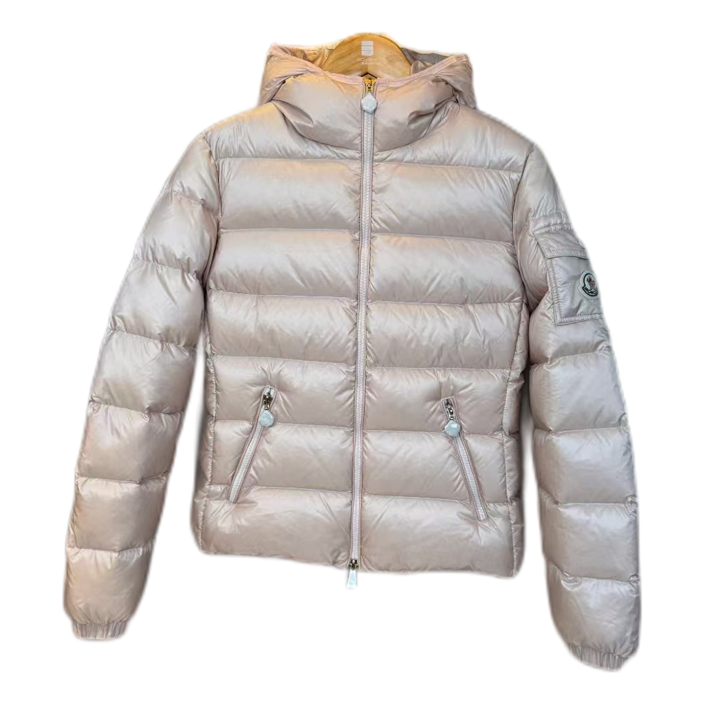 Moncler Gles Glossy Hooded Puffer Jacket | Premium Down