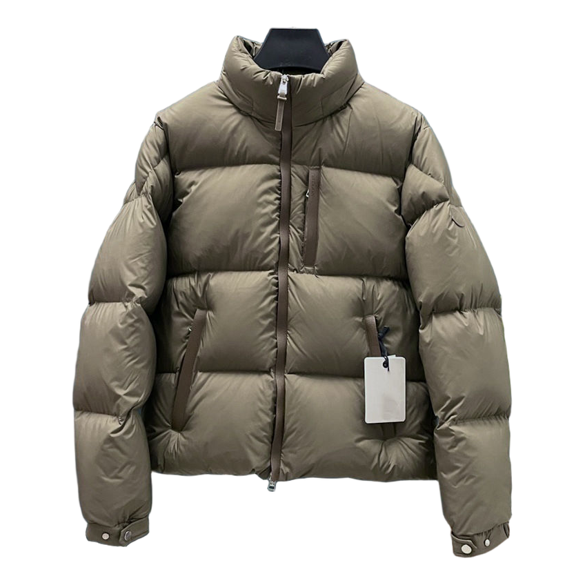 Moncler Tonal-Patch Wide-Quilt Hooded Puffer Jacket | Premium Down