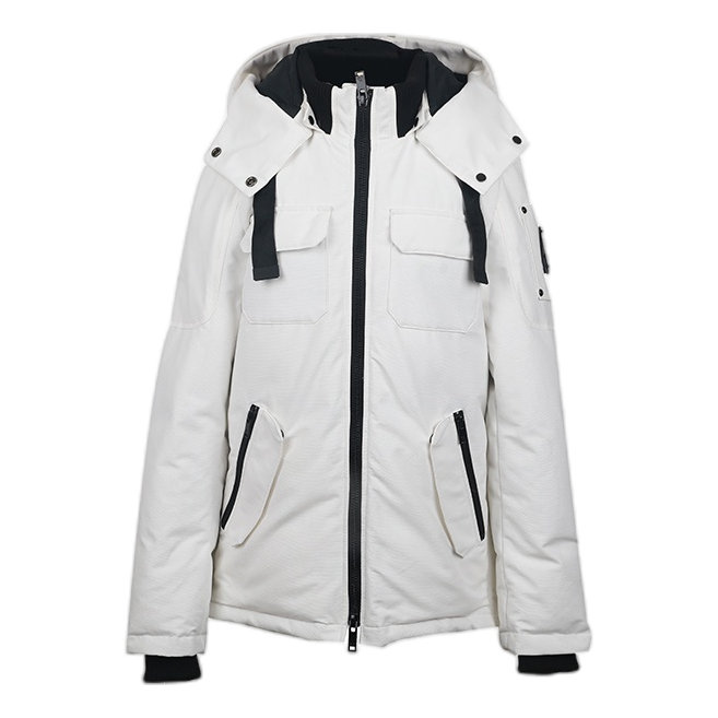 Moose Knuckles Contrast-Pocket Hooded Winter Parka | Canadian Down