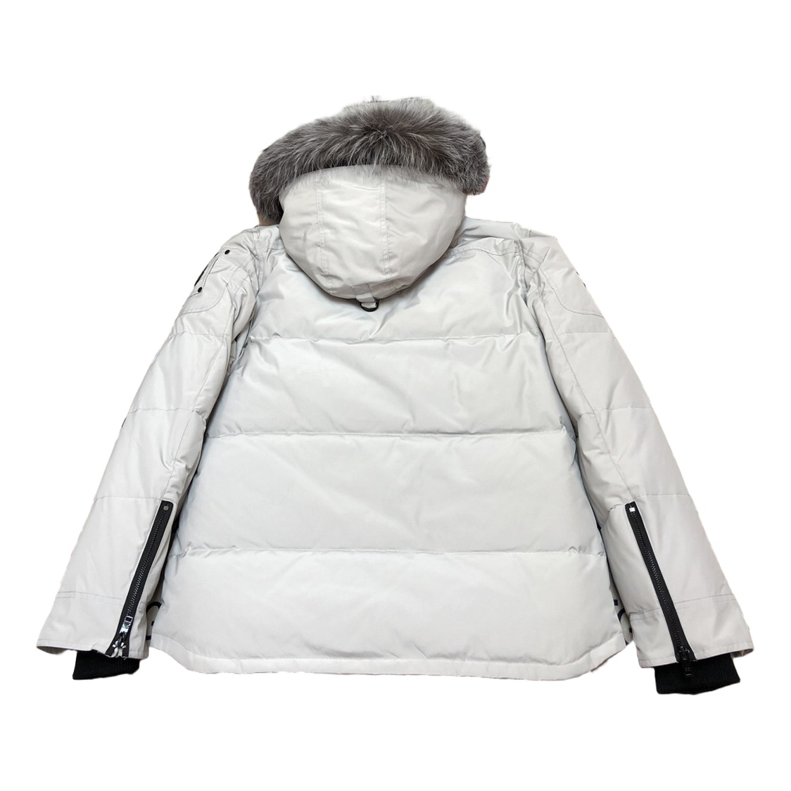 Moose Knuckles Four-Pocket Fur-Trim Hooded Puffer Jacket | Canadian Down