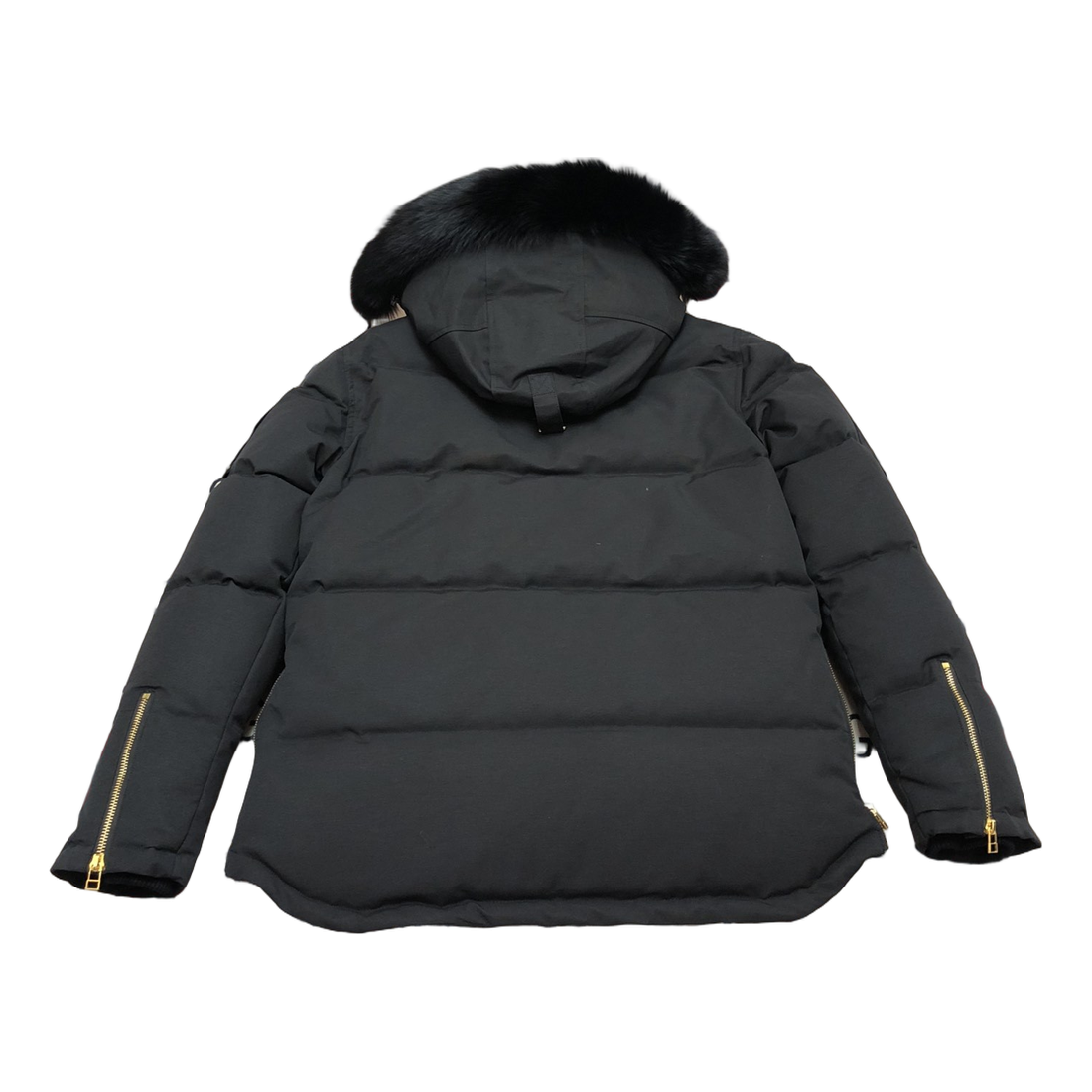 Moose Knuckles Gold 3Q Fur-Trim Puffer Jacket | Black | Canadian Down