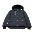 Moose Knuckles Women's Original Shearling-Trim 3Q Jacket | Navy | Canadian Down
