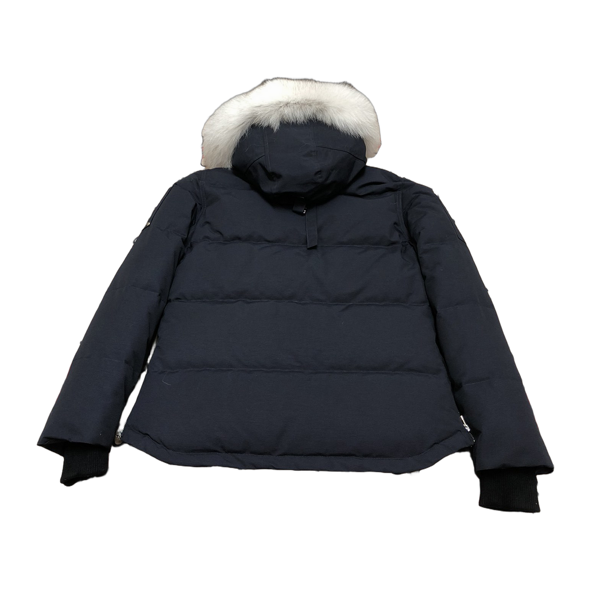 Moose Knuckles Women's Original Shearling-Trim 3Q Jacket | Navy | Canadian Down