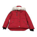 Moose Knuckles Women's Original Shearling-Trim 3Q Jacket | Red | Canadian Down