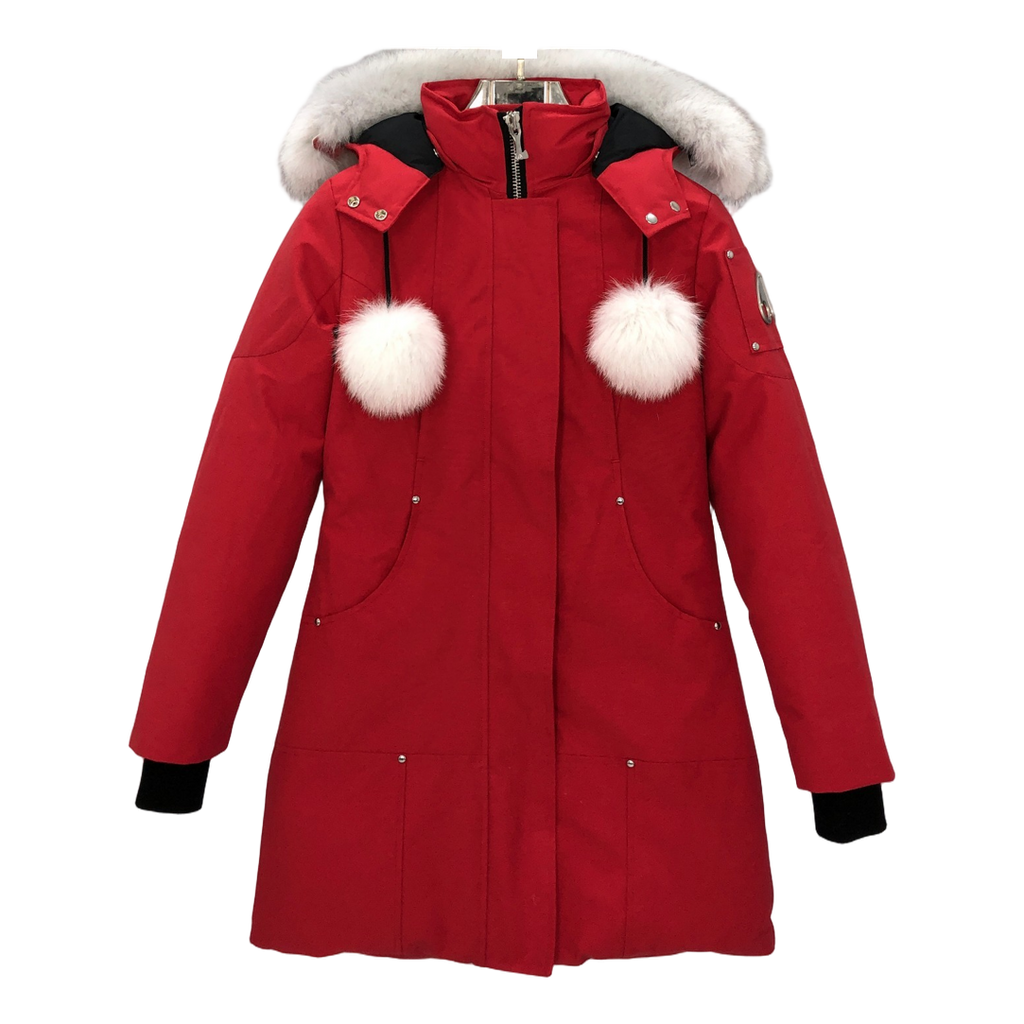 Moose Knuckles Stirling Parka | White Fur Trim | Canadian Down
