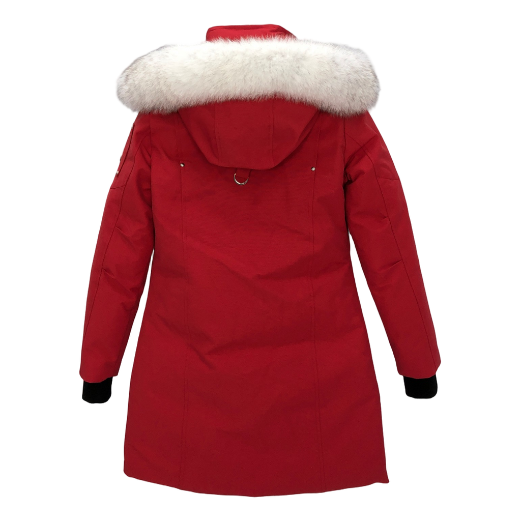 Moose Knuckles Stirling Parka | White Fur Trim | Canadian Down