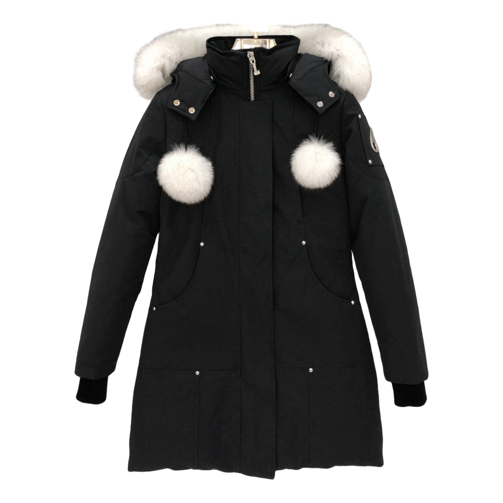 Moose Knuckles Stirling Parka | White Fur Trim | Canadian Down