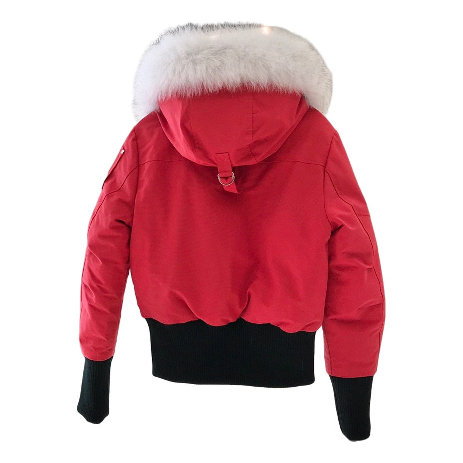 Moose Knuckles Debbie Fur-Trim Bomber Jacket | Canadian Down