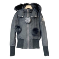 Moose Knuckles Debbie Fur-Trim Bomber Jacket | Canadian Down