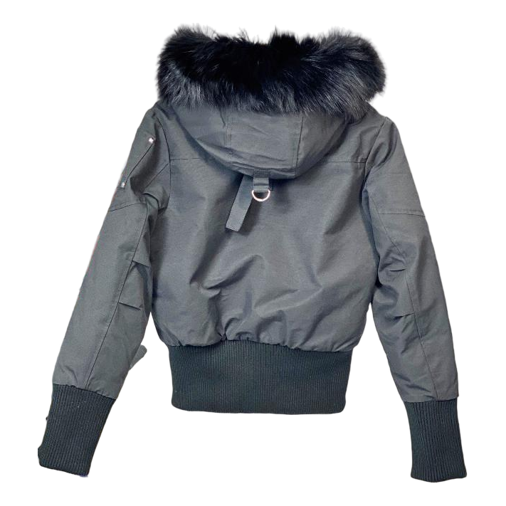 Moose Knuckles Debbie Fur-Trim Bomber Jacket | Canadian Down