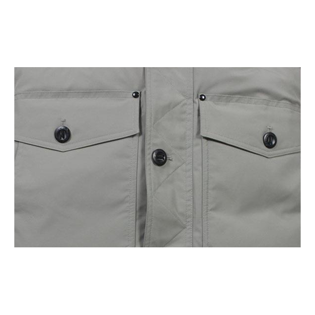Moose Knuckles Four-Pocket Fur-Trim Quilted Jacket | Canadian Down
