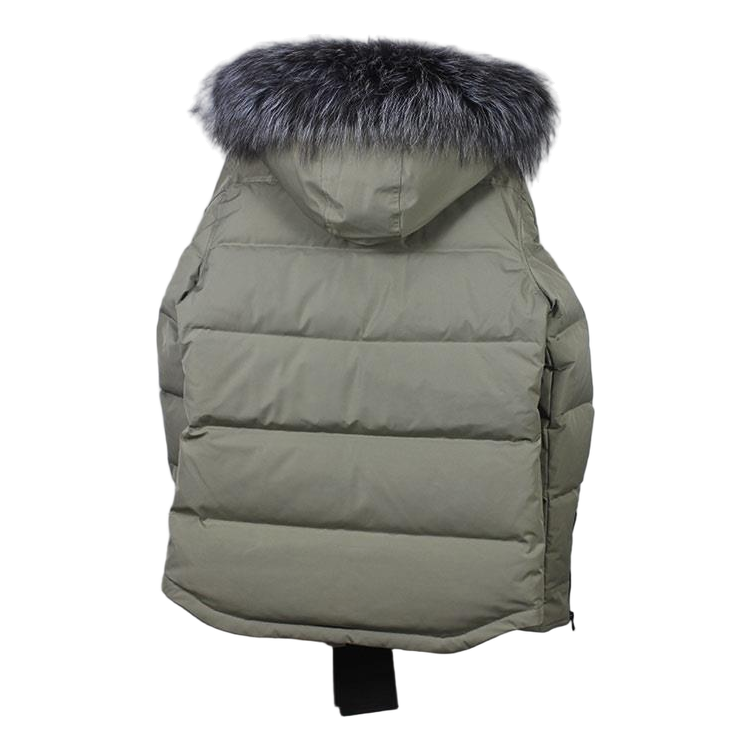 Moose Knuckles Four-Pocket Fur-Trim Quilted Jacket | Canadian Down