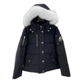 Moose Knuckles Chest-Zip Fur-Trim Hooded Puffer Jacket | Canadian Down