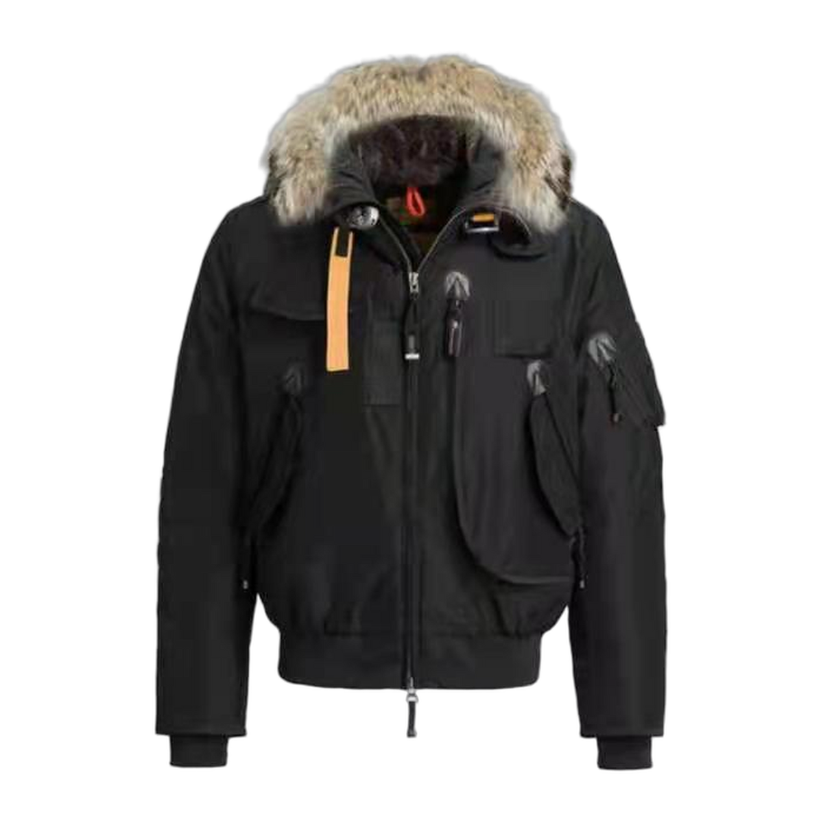 Parajumpers Gobi Fur-Trim Hooded Bomber Jacket | Down Insulated