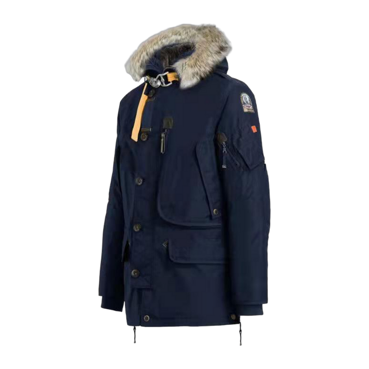 Parajumpers Gobi Fur-Trim Hooded Bomber Jacket | Down Insulated
