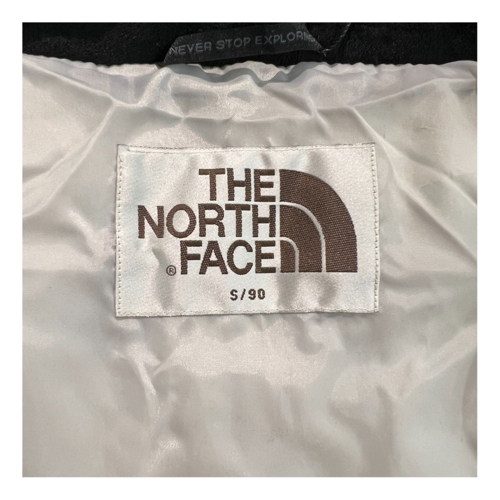The North Face Color-Block Hooded Long Puffer Coat | Grey | Down Insulated
