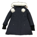 Moose Knuckles Stirling Pom-Pom Parka | Navy | Canadian Down