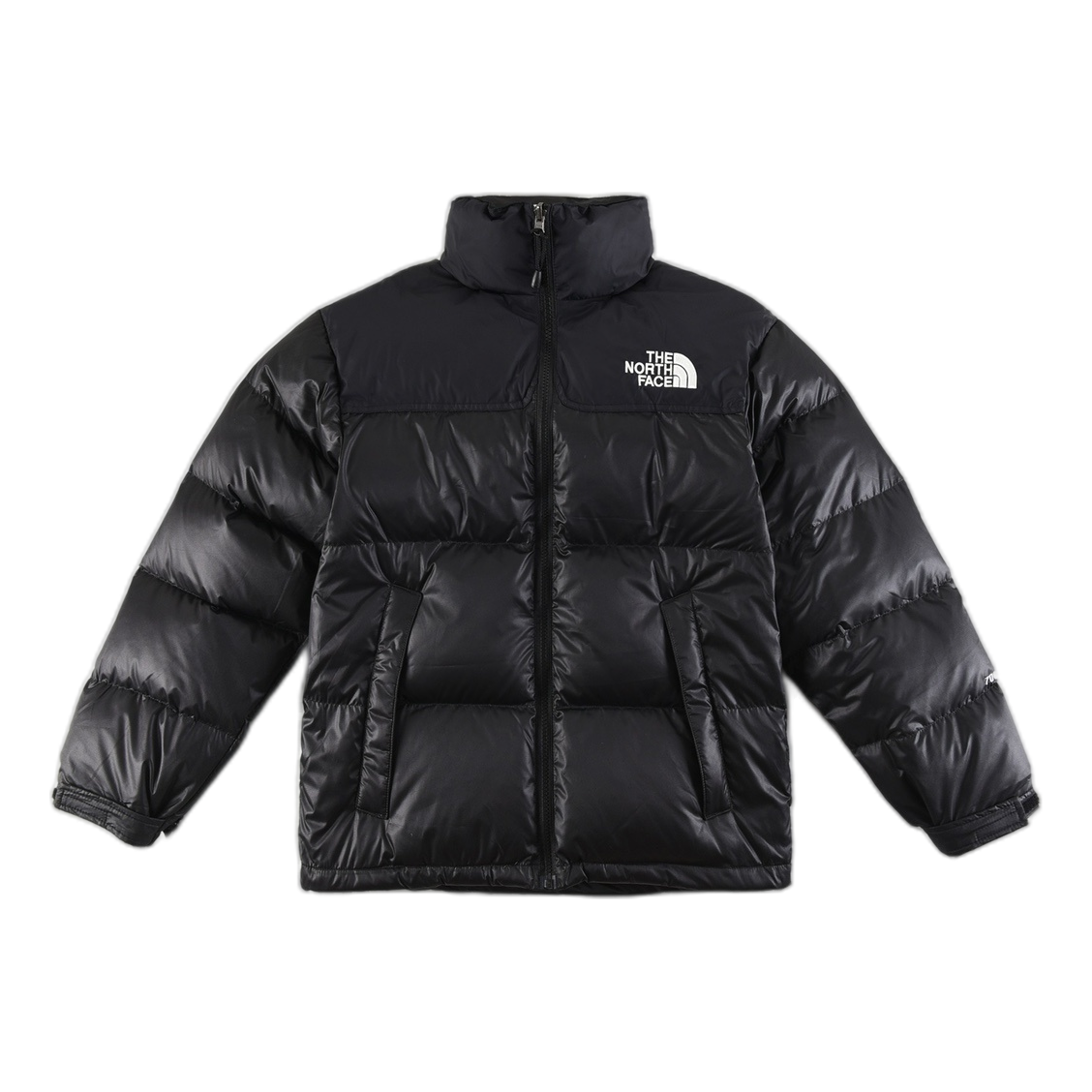 The North Face Contrast-Panel Stand-Collar Puffer Jacket