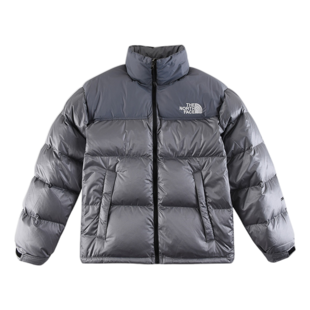 The North Face Contrast-Panel Stand-Collar Puffer Jacket | Two-Tone