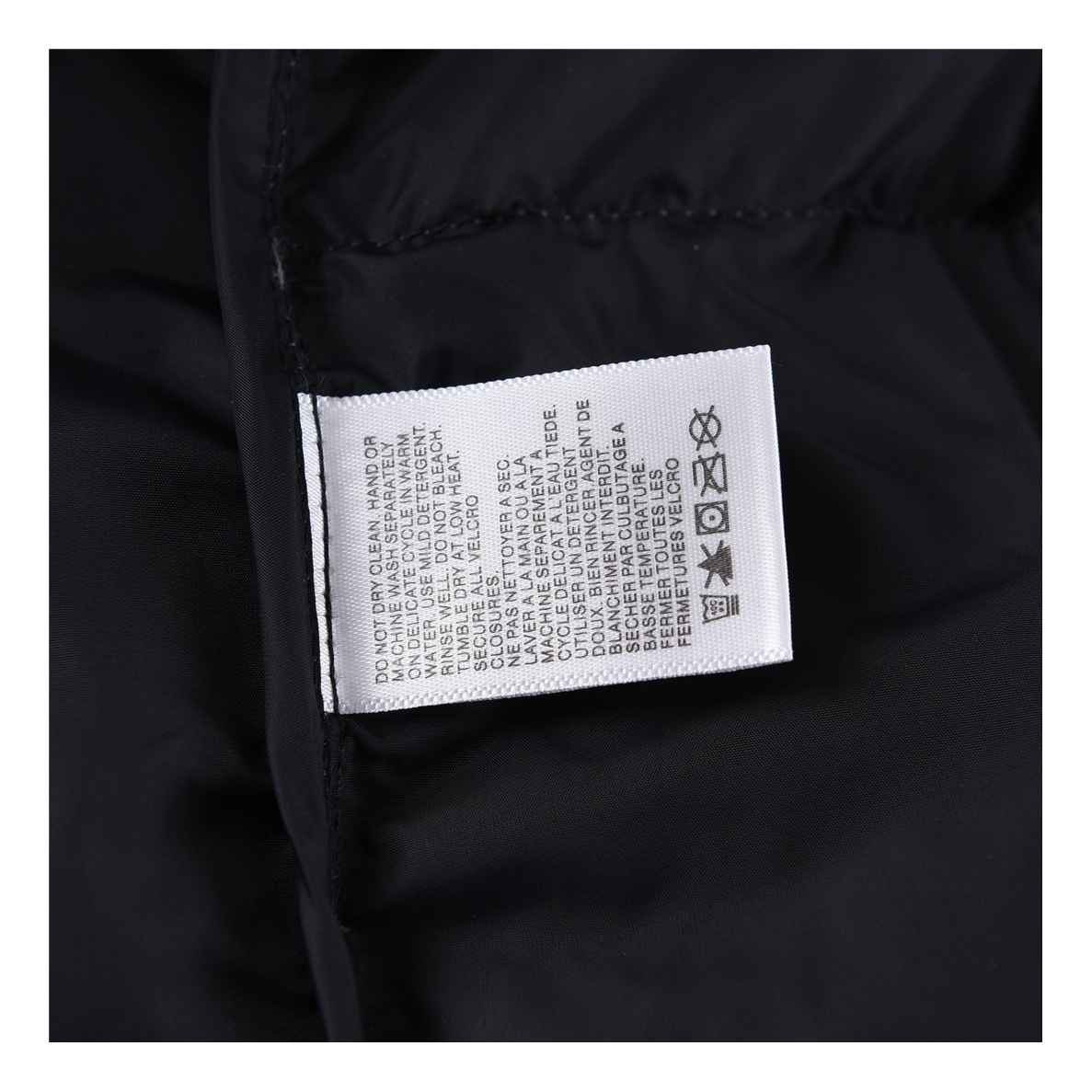 The North Face Contrast-Panel Stand-Collar Puffer Jacket