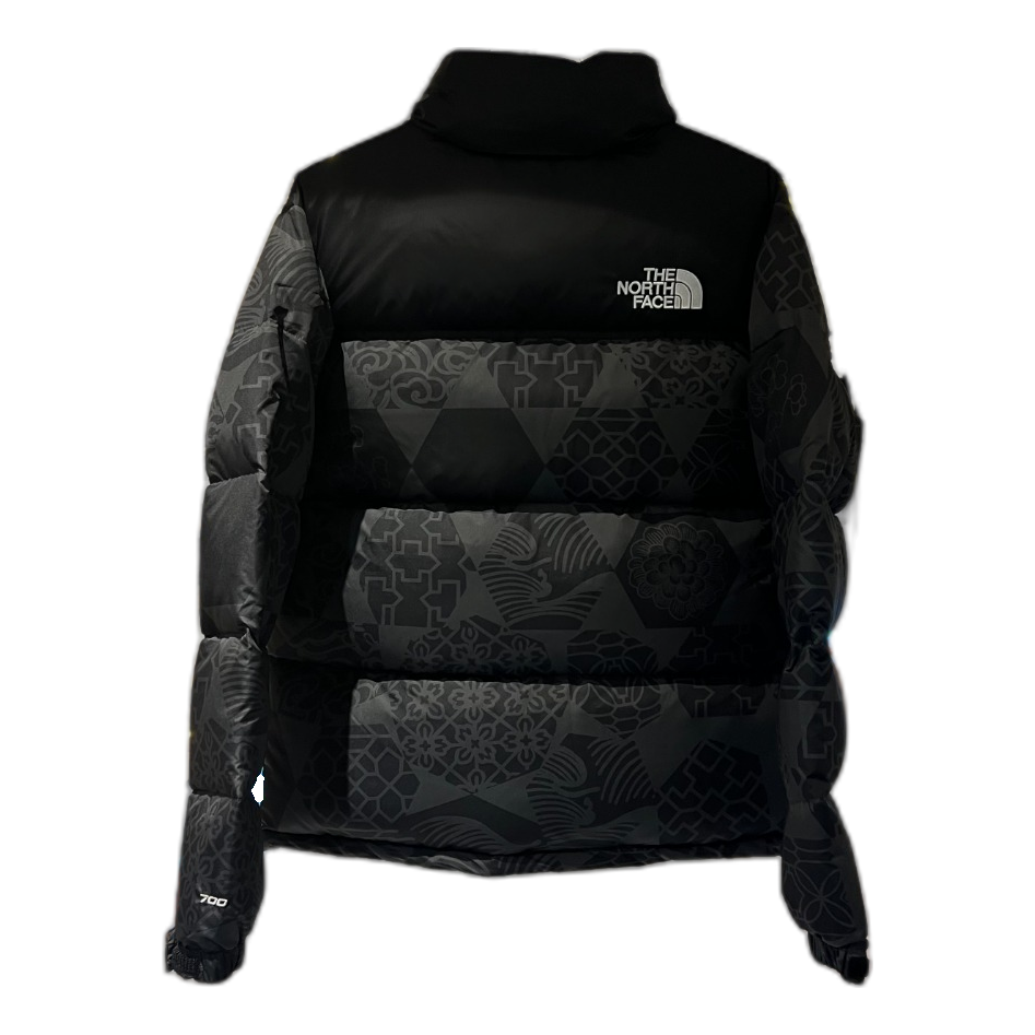 The North Face 1996 Nuptse Patterned Puffer Jacket | Black | 700-Fill