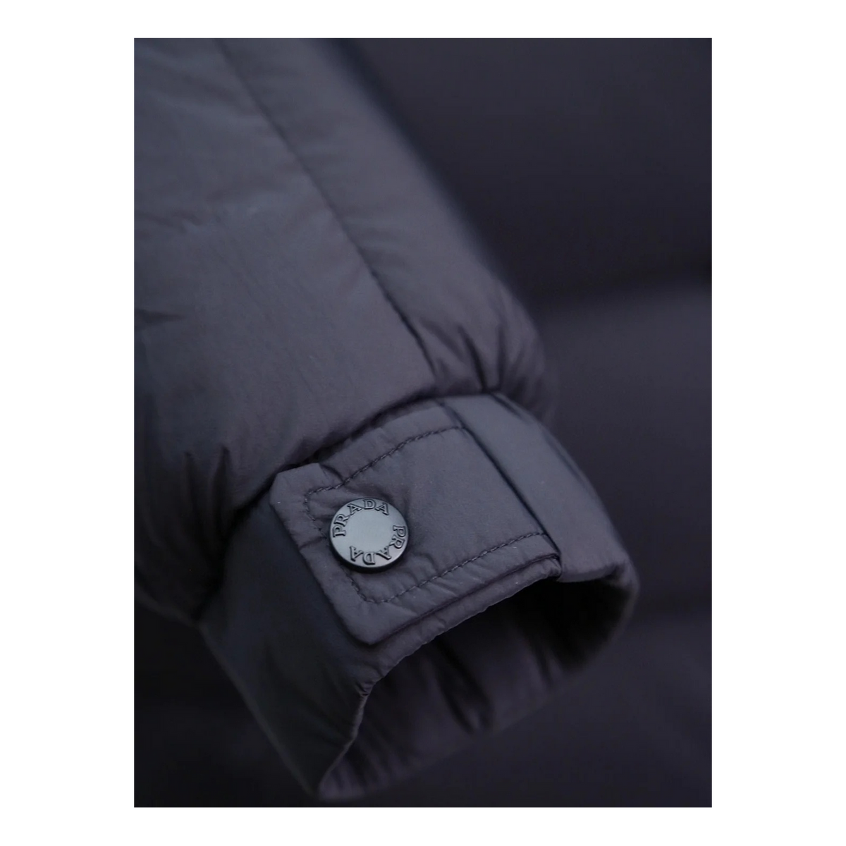 Prada Hooded Puffer Jacket with Sleeve Pouch | Luxury Outerwear
